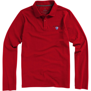 Logotrade reklaamtoote foto: Oakville'i pikkade varrukatega meeste polo