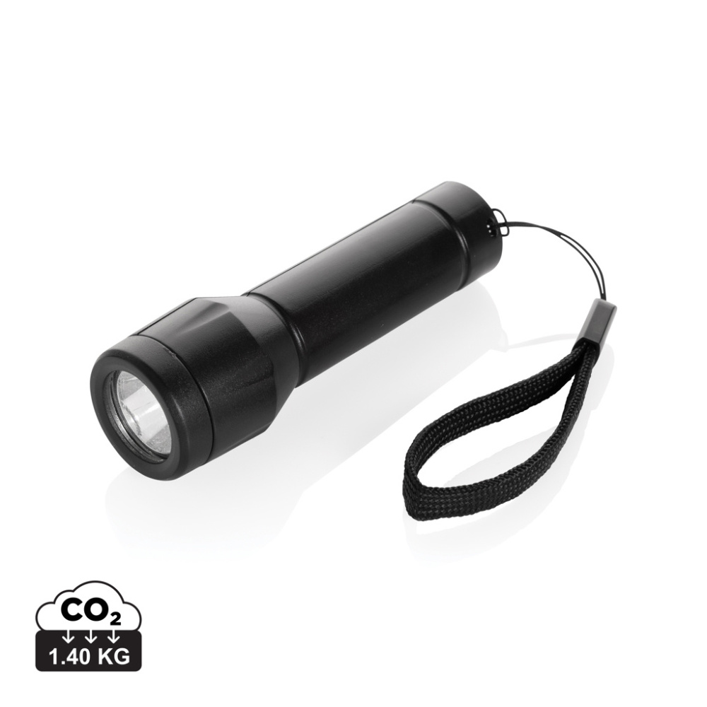 Logotrade firmakingituse foto: Flara RSC taaskasutatud plastist USB-laetav taskulamp