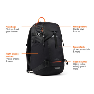 Logotrade reklaamkingid pilt: Nordic Drift Trail RCS seljakott 24L