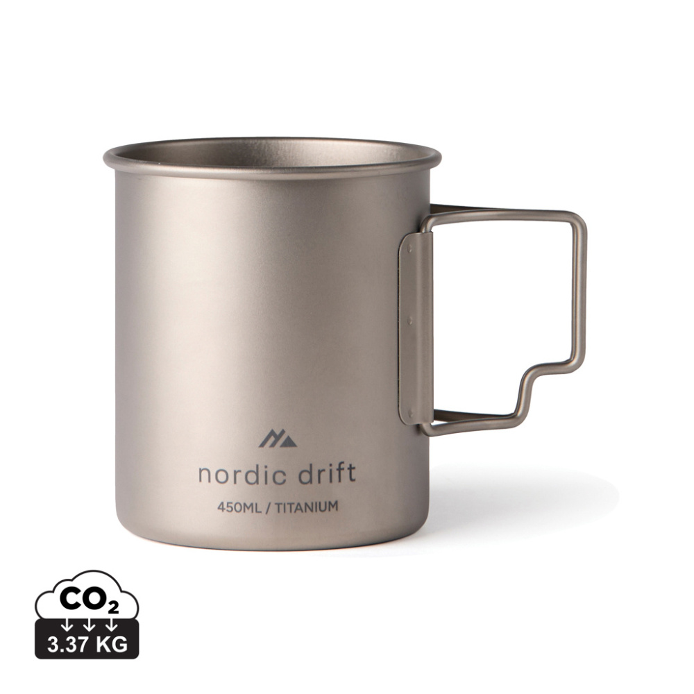 Logotrade reklaamtoote foto: Nordic Drift Trail Ultra Light Titanium 450ml kruus