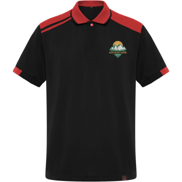 Logo trade reklaamkingituse pilt: Samurai 160 g/m2 unisex antibakteriaalne lühikeste varrukatega polosärk