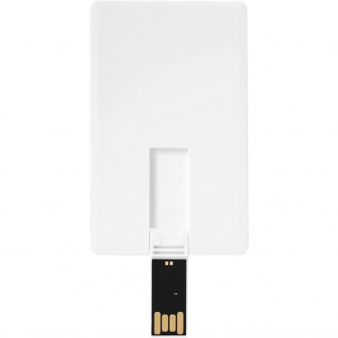 Logo trade mainoslahja ja liikelahja tuotekuva: Slim-USB-muistitikku, 4 Gt, kortin muotoinen