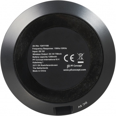Logo trade liikelahjat mainoslahjat kuva: Fiber Bluetooth® -kaiutin 3W ja langaton latausalusta