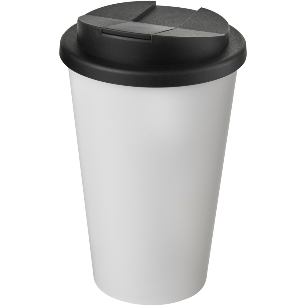 Logo trade liikelahja mainoslahja tuotekuva: Americano® 350 ml muki, läikyttämätön kansi