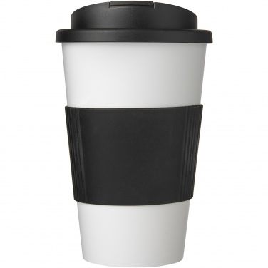 Logo trade mainostuotet tuotekuva: Americano® 350 ml muki, läikyttämätön kansi, grippi