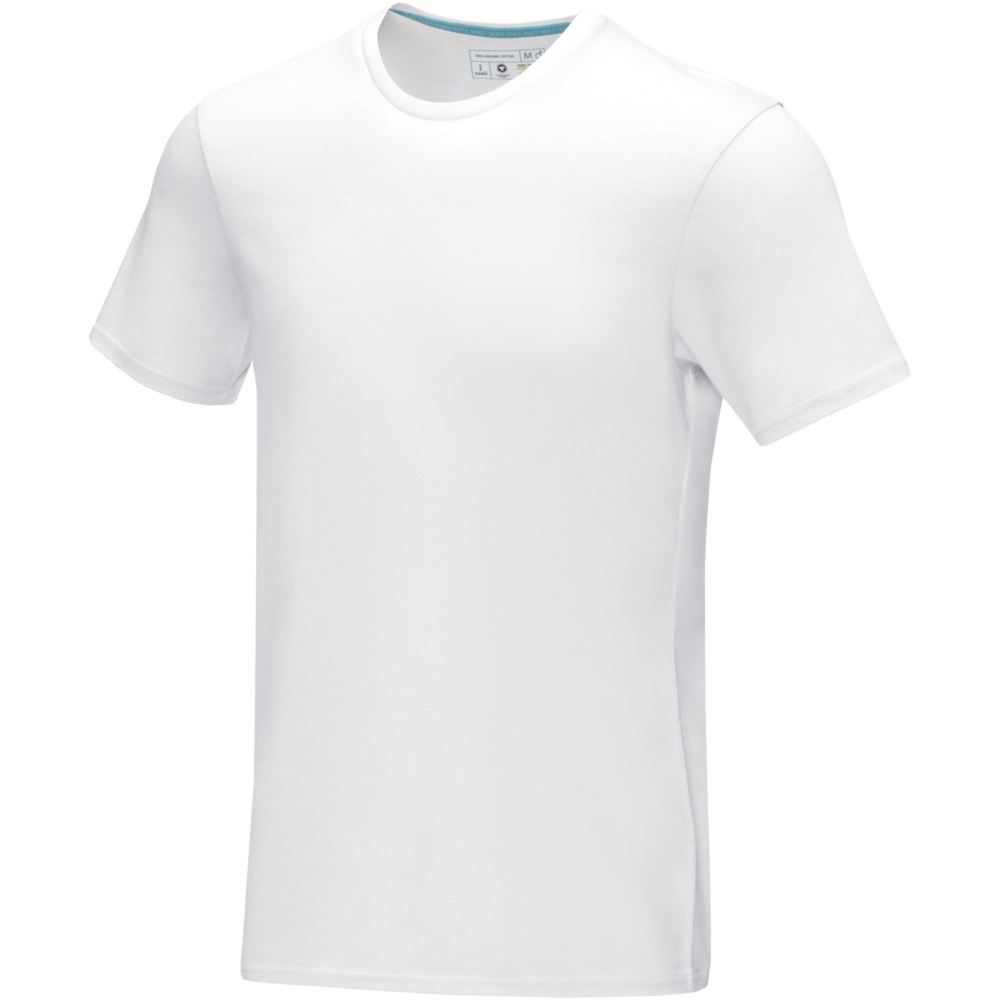 Logo trade liikelahjat mainoslahjat kuva: Azurite short sleeve men’s organic t-shirt