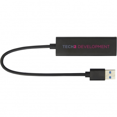Logotrade mainoslahja tuotekuva: ADAPT alumiininen USB 3.0-keskitin