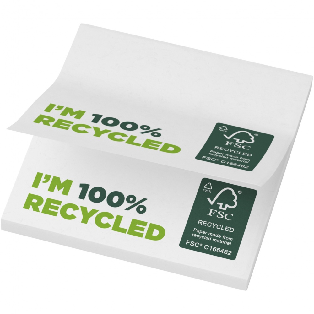 Logo trade mainostuotet tuotekuva: Sticky-Mate® kierrätetyt tarralaput 75 x 75 mm