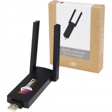 Logo trade mainoslahja ja liikelahja tuotekuva: Yksikaistainen ADAPT-Wi-Fi-laajennin