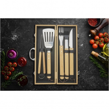 Logotrade mainoslahja tuotekuva: Churras 5-osainen grillausvälinesetti