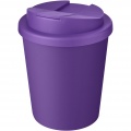 Americano® Espresso Eco 250 ml kahvimuki kierrätetystä materiaalista. Läikkymätön kansi., Violetti