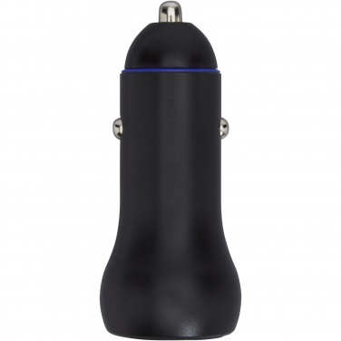 Logo trade mainoslahja kuva: Pilot 55 W USB-C/USB-A -kaksoislaturi autoon