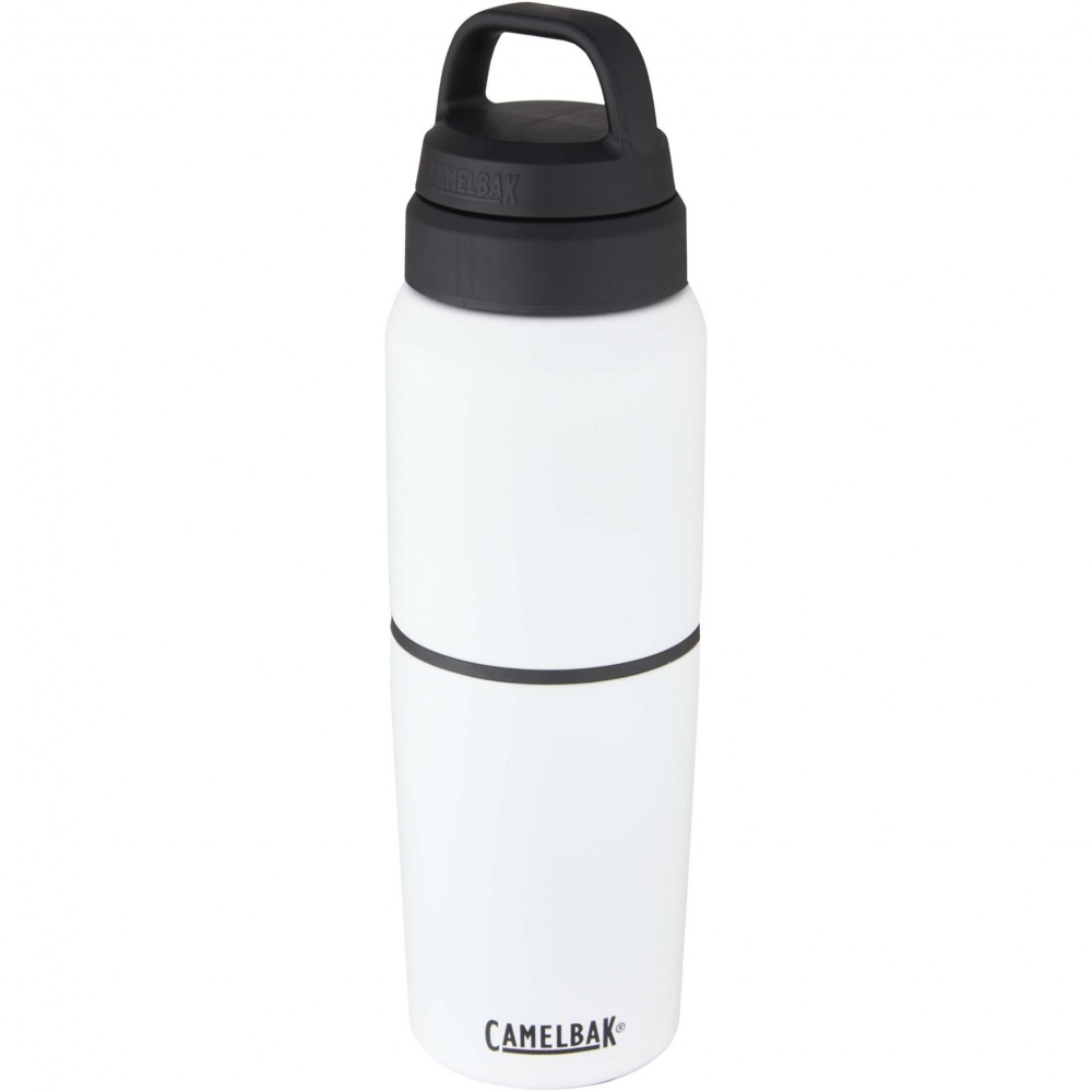 Logo trade liikelahja mainoslahja tuotekuva: CamelBak ruostumattomasta teräksestä 500 ml:n pullo ja 350 ml:n kuppi
