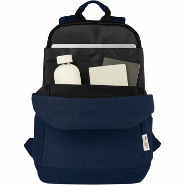 Logotrade mainoslahjat kuva: Joey 15,6" GRS-kierrätetystä kankaasta valmistettu varkaudenestoreppu kannettavalle 18 l