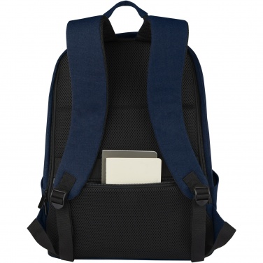 Logo trade mainoslahja kuva: Joey 15,6" GRS-kierrätetystä kankaasta valmistettu varkaudenestoreppu kannettavalle 18 l