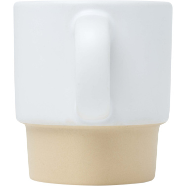 Logotrade mainoslahja tuotekuva: Olympia 130 ml:n pinottava savipohjainen espressokuppi