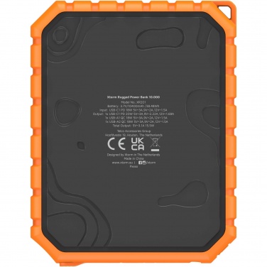 Logotrade mainostuote tuotekuva: Xtorm XR201 Xtreme 10 000 mAh 20 W QC3.0 vedenpitävä ja kestävä varavirtalähde taskulampulla
