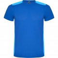 Detroit lyhythihainen urheilu-t-paita, unisex, Kuninkaallinen / Vaalea Royal