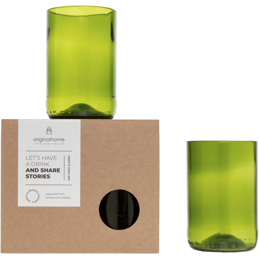 Logo trade liikelahjat mainoslahjat kuva: Originalhome juomalasisetti 280 ml