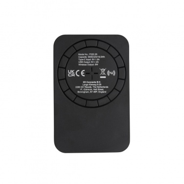 Logo trade mainoslahja kuva: Magneettinen 5000mAh 5W langaton virtapankki