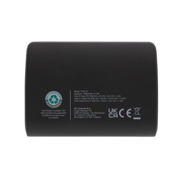 Logo trade liikelahjat mainoslahjat kuva: FlashCharge 10000mAh pikalatausvirtapankki RCS muovista