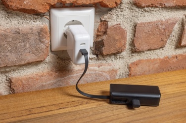 Logo trade mainoslahja kuva: Powerlink RCS 3000mAh virtapankki USB-C:llä muovista