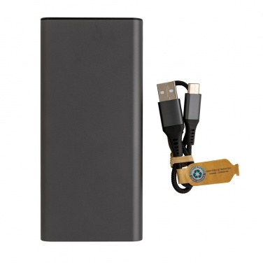 Logotrade liikelahja tuotekuva: Terra RCS alumiininen 20w 20000mAh varavirtalähde