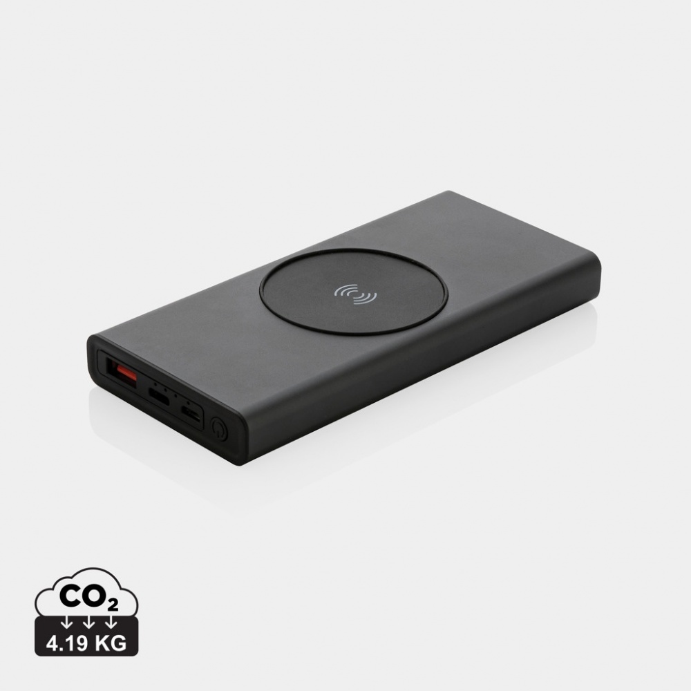 Logo trade liikelahjat tuotekuva: Terra RCS 18W alumiininen 10000 mAh varavirtalähde 10W