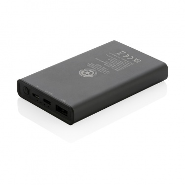Logo trade mainoslahjat tuotekuva: Terra RCS virtapankki 5000mAh kierrätetystä alumiinista
