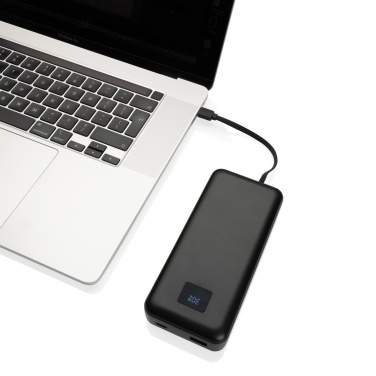 Logo trade mainoslahjat tuotekuva: Gridley 20000mAh 65W tietokonevirtapankki RCS muovista
