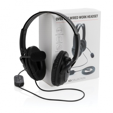 Logotrade mainoslahja ja liikelahja kuva: Työheadset johdolla