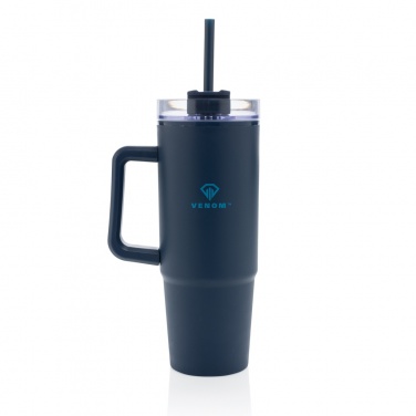 Logotrade mainoslahja tuotekuva: Tana matkamuki kahvalla 90 ml RCS muovista