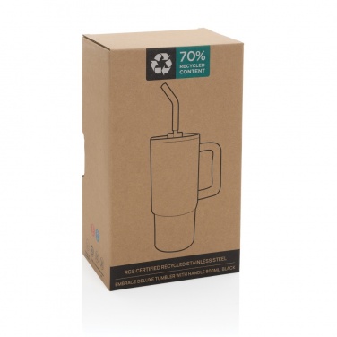 Logo trade mainostuotet tuotekuva: Embrace deluxe RCS kierrätetty SS juomapullo 900ml