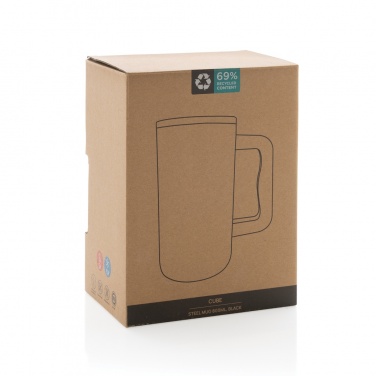 Logo trade liikelahjat tuotekuva: Cube RCS -sertifioitu muki kierrätetystä teräksestä 800ml