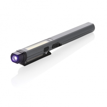 Logotrade liikelahja tuotekuva: Gear X USB uudelleenladattava kynävalo RCS muovista