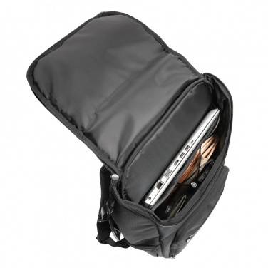 Logotrade mainostuote tuotekuva: Swiss Peak AWARE™ RPET Voyager 15.6" reppu kannettavalle