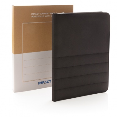 Logo trade liikelahjat tuotekuva: Impact AWARE™ RPET A4 portfolio vetoketjulla
