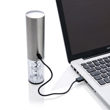 Logotrade liikelahja mainoslahja kuva: Elektroninen pullonavaaja - USB ladattava