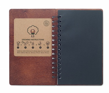 Logotrade mainostuote tuotekuva: A5 Koivu GROWBOOK™