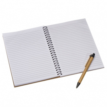 Logo trade mainoslahja ja liikelahja tuotekuva: A5 ECO Muistilehtiö KENTWOOD