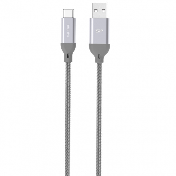 Logotrade mainoslahjat kuva: Nailoninen tiedonsiirtokaapeli LK30 Type - C Quick Charge 3.0