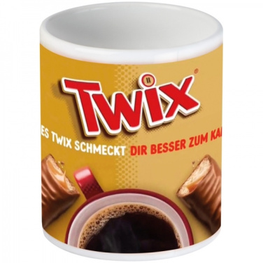 Logo trade mainostuotet tuotekuva: Klassinen kahvimuki allover printille VIESTE 300 ml