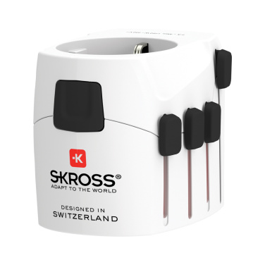 Logo trade liikelahja kuva: SKROSS Pro 3-napainen matka adapteri