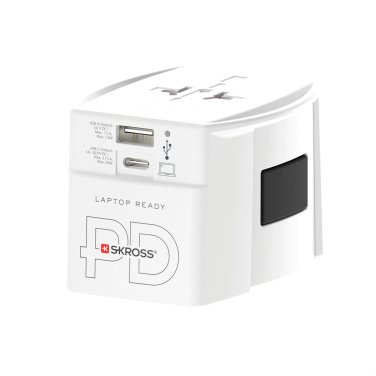 Logo trade liikelahja kuva: SKROSS World Travel adapteri MUV 65W PD USB C -kaapelilla