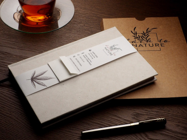 Logotrade mainostuotet kuva: Kierrätetty hamppu Notebook 209734300