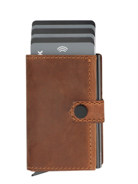 Logotrade liikelahja tuotekuva: RFID-lompakko - Hunter Leather 2109284