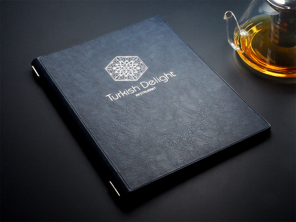 Logo trade mainoslahjat ja liikelahjat kuva: Menu kansi Fine Dining Pro 2013327
