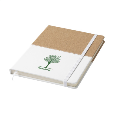 Logo trade liikelahja kuva: Journal Cork Paper Notebook