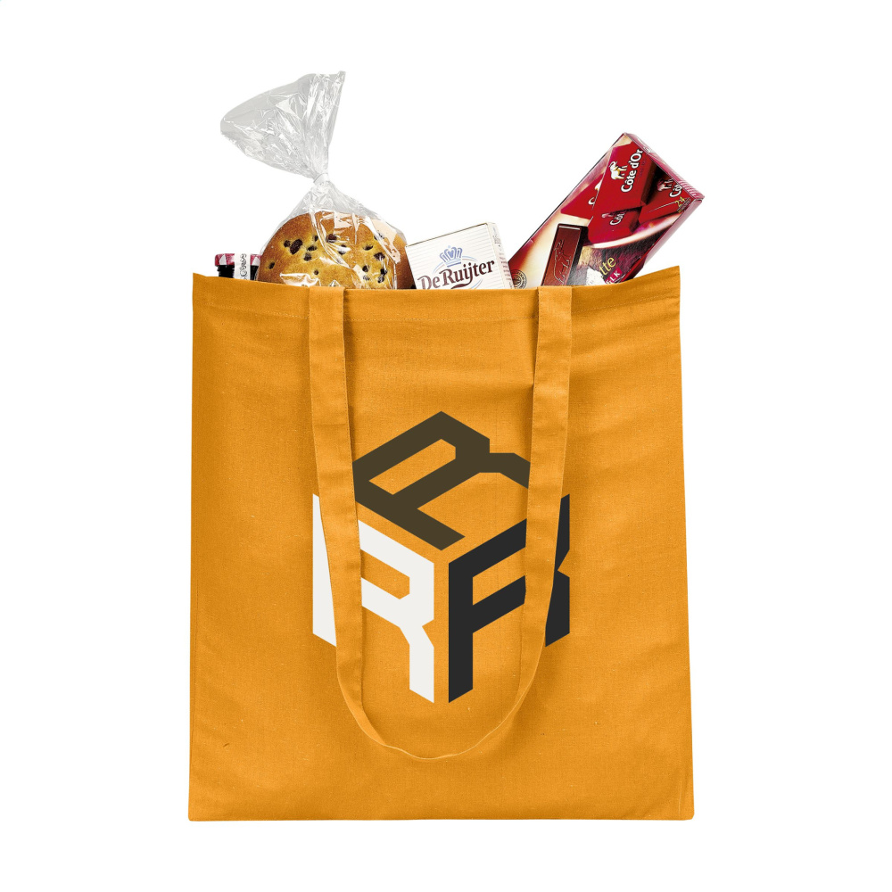 Logotrade liikelahjat mainoslahjat tuotekuva: Shoppy Color Bag (135 g/m²) puuvillakassi
