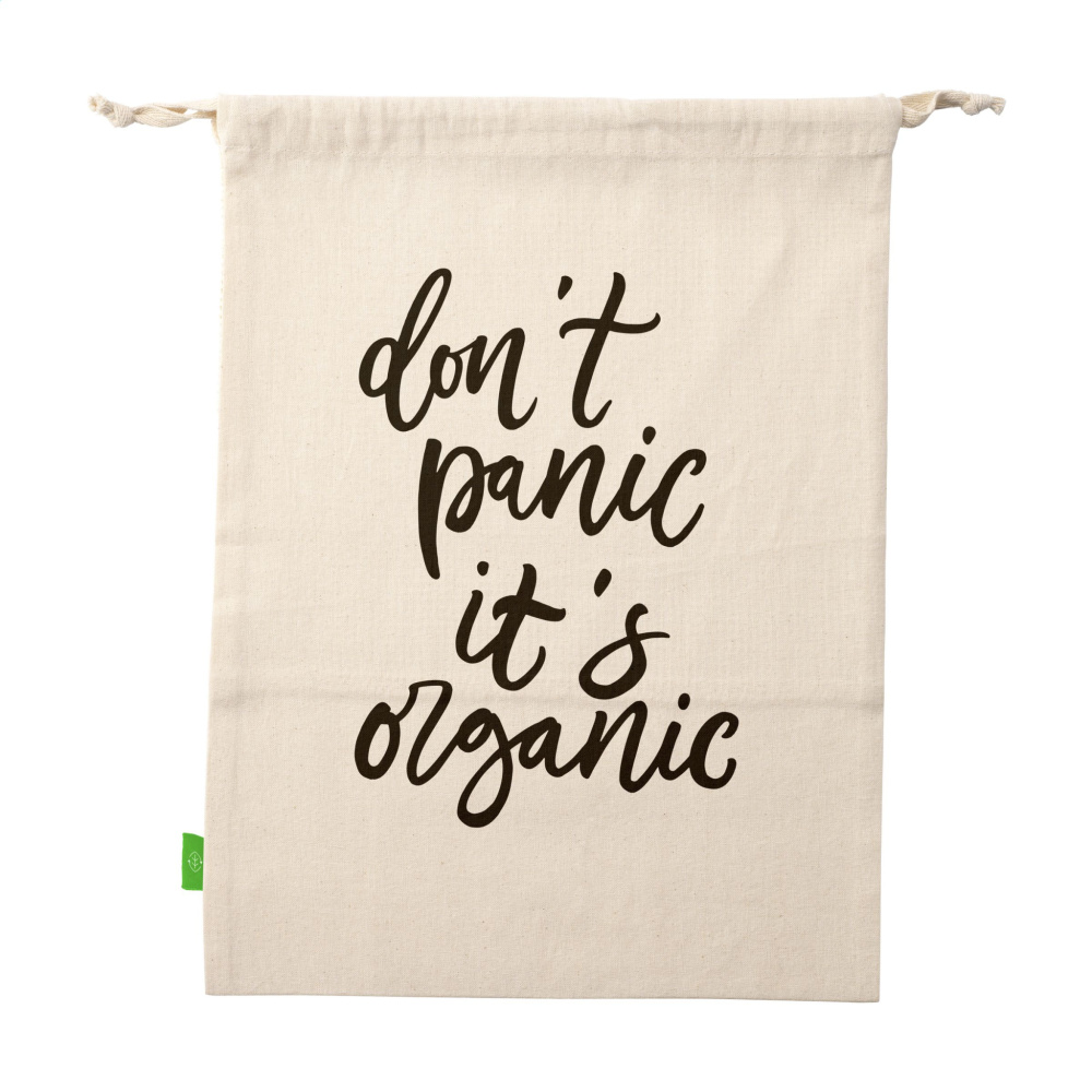 Logotrade liikelahja tuotekuva: Natura Organic GOTS Mesh Bag (120 g/m²) hedelmäpussi